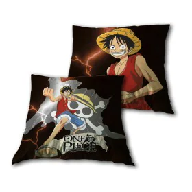 3D Kissen One Piece Schwarz 30 x 30 cm von One Piece, Zierkissen - Ref: S7923013, Preis: 12,48 €, Rabatt: %