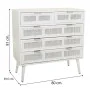 Cómoda Alexandra House Living Branco Bambu Madeira MDF 39 x 81 x 80 cm de Alexandra House Living, Cómodas e camiseiros - Ref:...