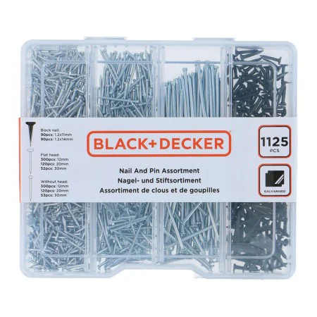 Clavos Black & Decker 1125 Piezas de Black & Decker, Clavos - Ref: S7923083, Precio: 5,81 €, Descuento: %