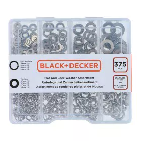 Arandelas Black & Decker Plana De seguridad 375 Piezas de Black & Decker, Arandelas - Ref: S7923084, Precio: 7,54 €, Descuent...