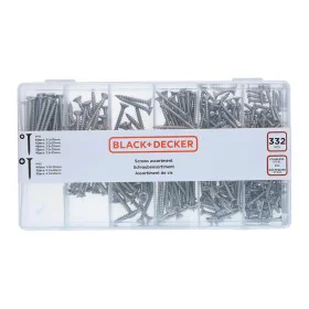 Kit de vissage Black & Decker Phillips Bois 332 Pièces de Black & Decker, Vis - Réf : S7923089, Prix : 17,16 €, Remise : %