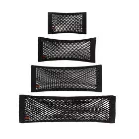 Car storage net Black & Decker Black 40/50/60/80 x 25 cm 4 Pieces by Black & Decker, Nets - Ref: S7923096, Price: 42,85 €, Di...