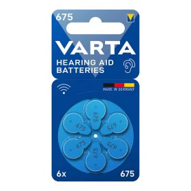 Pilha para aparelho auditivo Varta Hearing Aid 675 PR44 6 Unidades de Varta, Aparelhos auditivos e acessórios - Ref: S7923145...