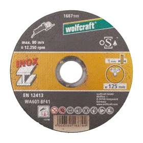 Cutting discs Wolfcraft 8463000 Ø 125 mm (10 Units) by Wolfcraft, Abrasive wheels and discs - Ref: S7923163, Price: 16,88 €, ...