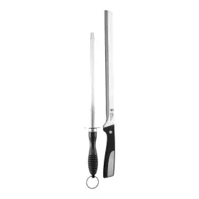 Coltello per Prosciutto San Ignacio SG-4362 Acciaio inossidabile Chaira 2 Pezzi di San Ignacio, Coltelli da prosciutto - Rif:...