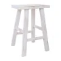 Sgabello Alexandra House Living Bianco Pino 25 x 50 x 35 cm di Alexandra House Living, Sedie e Divani - Rif: D1630769, Prezzo...