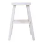 Banqueta Alexandra House Living Branco Pinheiro 25 x 50 x 35 cm de Alexandra House Living, Cadeiras e sofás - Ref: D1630769, ...