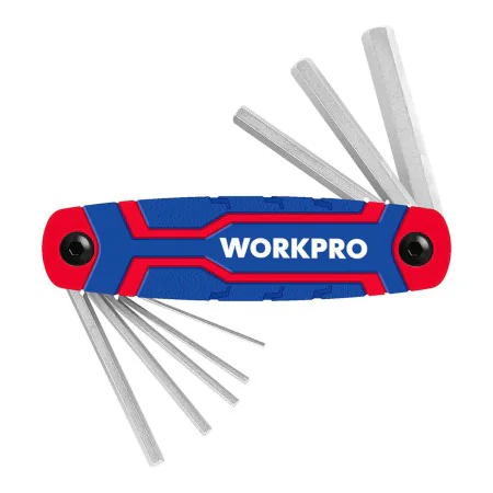 Allen Key Set Workpro Foldable 8 Pieces by Workpro, Spanners - Ref: S7923344, Price: 10,26 €, Discount: %