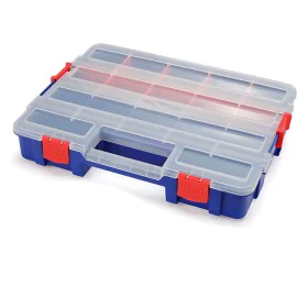 Boîte à compartiments Workpro polypropylène 38,2 x 30 x 6,2 cm 18 Compartiments de Workpro, Boîtes à outils - Réf : S7923372,...