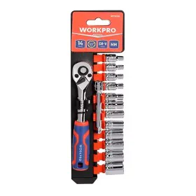 Set di chiavi a bussola Workpro 1/4" 14 Parti di Workpro, Chiavi a bussola e set di chiavi - Rif: S7923401, Prezzo: 17,34 €, ...