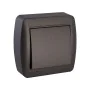 Multi-way Single Toggle Switch Solera Mural 7,4 x 7,2 x 2,8 cm 250 V 10 A Graphite by Solera, Switch Plates - Ref: S7923550, ...