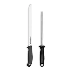 Set di coltello per prosciutto e acciaino 3 Claveles Evo 25 cm 2 Pezzi di 3 Claveles, Coltelli da prosciutto - Rif: S7923745,...