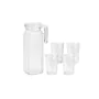 Set de pichets avec verres Excellent Houseware ye9000500 200 ml 1,1 L (5 Pièces) de Excellent Houseware, Services de verres -...