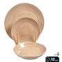 Louça de Porcelana Caison Aurora Castanho Cinzento 4 pessoas 12 Peças de Caison, Louças combinadas - Ref: S7924154, Preço: 39...