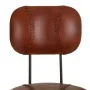 Banqueta Alexandra House Living Castanho Preto Couro Ferro 41 x 117 x 41 cm Pedais de Alexandra House Living, Cadeiras e sofá...