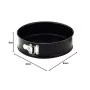 Molde Desmontable Ibili 820124 Acero Ø 24 x 6,5 cm Negro Redondo de Ibili, Moldes para tartas y bizcochos - Ref: S7924394, Pr...