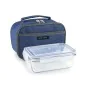 Portadesayunos Térmico Ibili 753401a Azul Poliéster Vidrio de Borosilicato 21 x 13 x 14 cm de Ibili, Almacenamiento de alimen...