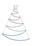 Decoración luminosa Lifetime Árbol de Navidad LED RGB 66 x 87 cm de Lifetime, Navidad - Ref: S7924434, Precio: 41,15 €, Descu...