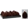 Bougie LED Lifetime Marron Pomme de pin 13 cm Effet flamme de Lifetime, Noël - Réf : S7924486, Prix : 9,96 €, Remise : %