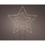 Décoration lumineuse Lumineo Métal 220 V 58 x 55 cm Étagère Étoile de Lumineo, Noël - Réf : S7924493, Prix : 40,24 €, Remise : %