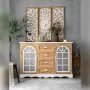 Credenza Alexandra House Living Ferro Legno di abete Legno MDF 35 x 93 x 140 cm di Alexandra House Living, Credenze e buffet ...