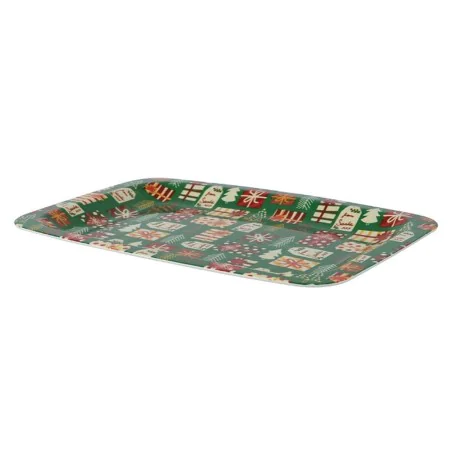 Bandeja Lifetime Verde Estampado Navidad 41 x 2,2 x 29 cm de Lifetime, Navidad - Ref: S7924512, Precio: 4,79 €, Descuento: %