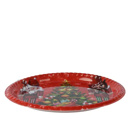 Bandeja Lifetime Rojo Estampado Navidad 35,5 x 3 cm de Lifetime, Navidad - Ref: S7924516, Precio: 4,01 €, Descuento: %