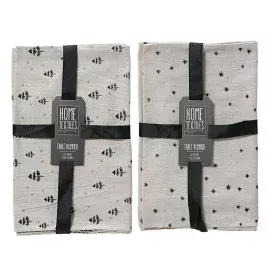 Table Runner Lifetime Black Light grey Printed Christmas 32 x 150 cm by Lifetime, Christmas - Ref: S7924526, Price: 7,96 €, D...