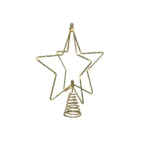 Estrella de Navidad Lumineo Dorado Alambre 20 x 5 x 25 cm MicroLED de Lumineo, Navidad - Ref: S7924541, Precio: 9,35 €, Descu...