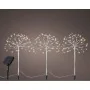 Set of LED garden stakes Lumineo White Christmas Mini (3 Pieces) by Lumineo, Christmas - Ref: S7924568, Price: 46,22 €, Disco...