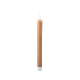 LED Candle Lumineo Brown Ø 2,2 x 24,5 cm Flame effect 2 Units by Lumineo, Christmas - Ref: S7924585, Price: 10,65 €, Discount: %