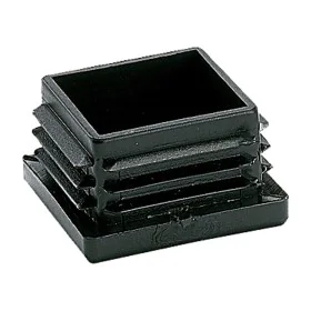 Ferrule/Terminal plug Micel CNT03 Black Polyethylene Squared 20 x 22 x 24,5 mm (25 Units) by Micel, Furniture Legs - Ref: S79...