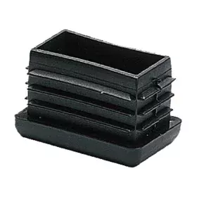 Ferrule/Terminal plug Micel CNT04 Black Polyethylene Rectangular 20 x 30 x 21,5 mm (25 Units) by Micel, Furniture Legs - Ref:...