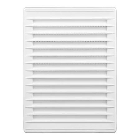 Grille de ventilation EDM 87733 Blanc 13,7 x 20,7 cm Moustiquaire de EDM, Registres, grilles et bouches d'aération - Réf : S7...