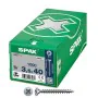 Box of screws SPAX Wirox Z2 Flat head 3,5 x 40 mm 1000 Unidades by SPAX, Screws - Ref: S7925200, Price: 35,43 €, Discount: %