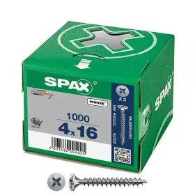 Scatola a viti SPAX Wirox Z2 Testa piatta 4,0 x 16 mm 1000 Unidades di SPAX, Viti - Rif: S7925202, Prezzo: 27,39 €, Sconto: %