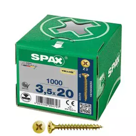 Schraubenkasten SPAX Yellox Z2 Flacher Kopf 3,5 x 20 mm 1000 Unidades von SPAX, Schrauben - Ref: S7925207, Preis: 20,35 €, Ra...