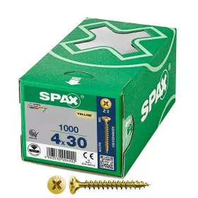 Caixa de parafusos SPAX Yellox Z2 Cabeça plana 4,0 x 30 mm 1000 Unidades de SPAX, Parafusos - Ref: S7925213, Preço: 33,76 €, ...