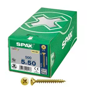 Scatola a viti SPAX Yellox Z2 Testa piatta 5,0 x 50 mm 500 Unità di SPAX, Viti - Rif: S7925215, Prezzo: 34,93 €, Sconto: %