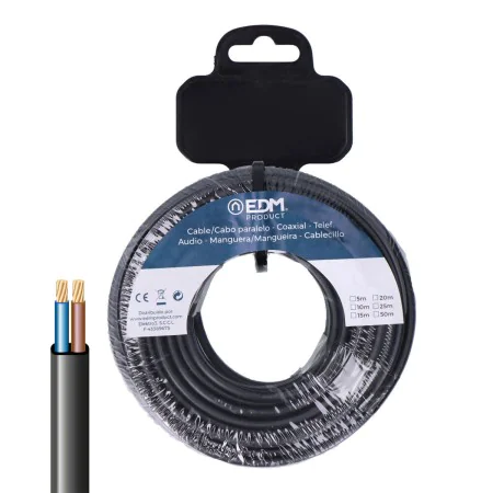 Multi-core Electric Cable EDM 28731 Black 20 m 2 x 0,75 mm by EDM, Electrical Wire - Ref: S7925332, Price: 15,44 €, Discount: %