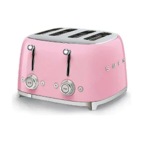 Grille-pain Smeg TSF03PKEU Rose 2000 W de Smeg, Grille-pains - Réf : S8100103, Prix : 171,87 €, Remise : %