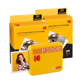 Photogrpahic Printer Kodak MINI 3 RETRO P300RY60 Yellow by Kodak, Portable photo printers - Ref: S8103896, Price: 124,98 €, D...