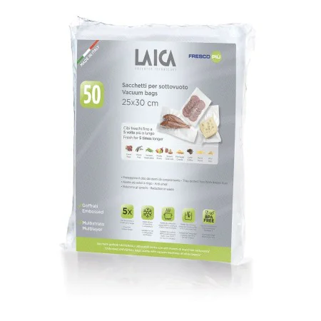 Sacs de rangements LAICA VT3510 25 x 30 cm 50 Pièces de LAICA, Accessoires pour appareil de mise sous vide - Réf : S8104267, ...