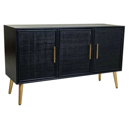 Sideboard Alexandra House Living Black Golden MDF Wood by Alexandra House Living, Sideboards - Ref: D1630810, Price: 202,18 €...