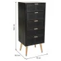 Chest of drawers Alexandra House Living Black Golden MDF Wood by Alexandra House Living, Chest of Drawers - Ref: D1630812, Pr...