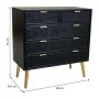 Chest of drawers Alexandra House Living Black Golden MDF Wood by Alexandra House Living, Chest of Drawers - Ref: D1630814, Pr...