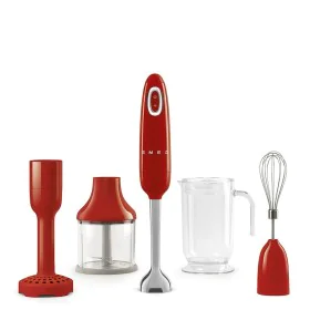 Frullatore a Immersione Multifunzione con Accessori Smeg HBF22RDEU Rosso 700 W di Smeg, Frullatori a immersione e frullatori ...