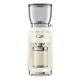 Moinho Elétrico Smeg CGF11CREU Transparente Creme 150 W 350 g de Smeg, Moinhos de café elétricos com lâmina - Ref: S8106995, ...