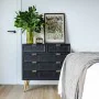 Chest of drawers Alexandra House Living Black Golden MDF Wood by Alexandra House Living, Chest of Drawers - Ref: D1630814, Pr...