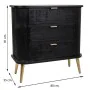 Chest of drawers Alexandra House Living Black MDF Wood 35 x 81 x 80 cm by Alexandra House Living, Chest of Drawers - Ref: D16...